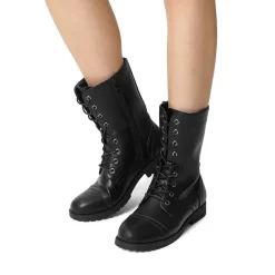 Combat Mid-calf Boots