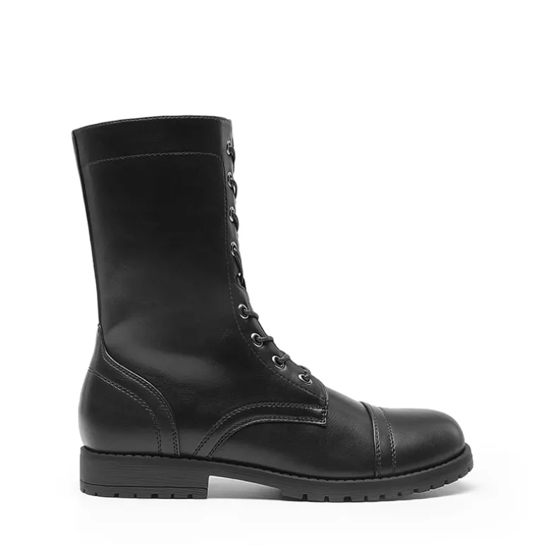 Combat Mid-calf Boots