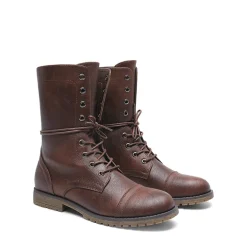 Combat Mid-calf Boots