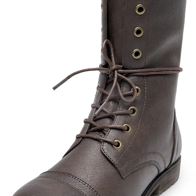 Combat Mid-calf Boots