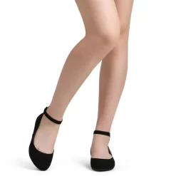 Comfortable Ankle Strap Low Wedge Flats