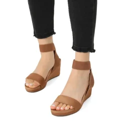 Comfortable Ankle Strap Platform Wedge Sandals