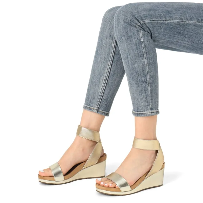 Comfortable Ankle Strap Platform Wedge Sandals