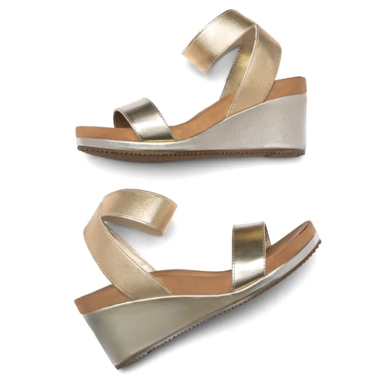 Comfortable Ankle Strap Platform Wedge Sandals