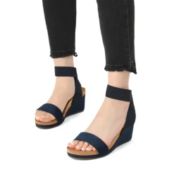 Comfortable Ankle Strap Platform Wedge Sandals