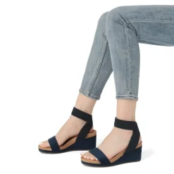Comfortable Ankle Strap Platform Wedge Sandals
