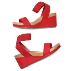 Comfortable Ankle Strap Platform Wedge Sandals