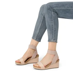 Comfortable Ankle Strap Platform Wedge Sandals