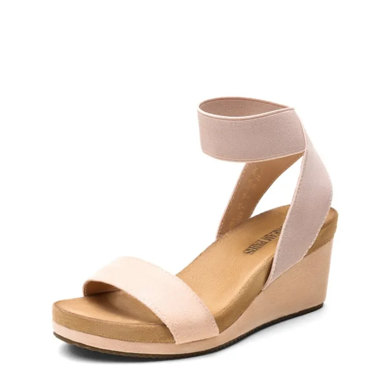 Comfortable Ankle Strap Platform Wedge Sandals