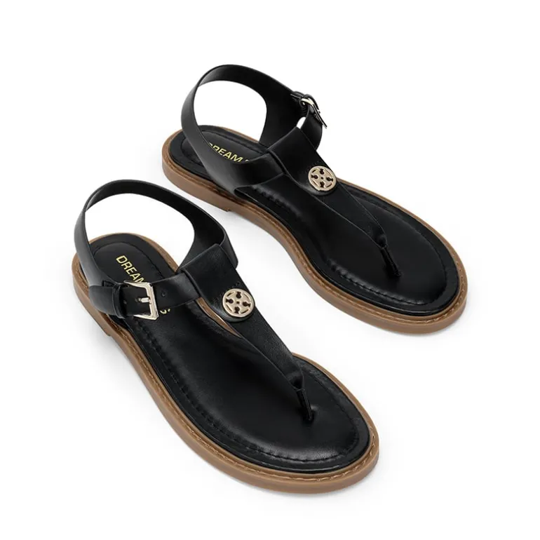 Comfortable Chic T-strap Flat Sandals