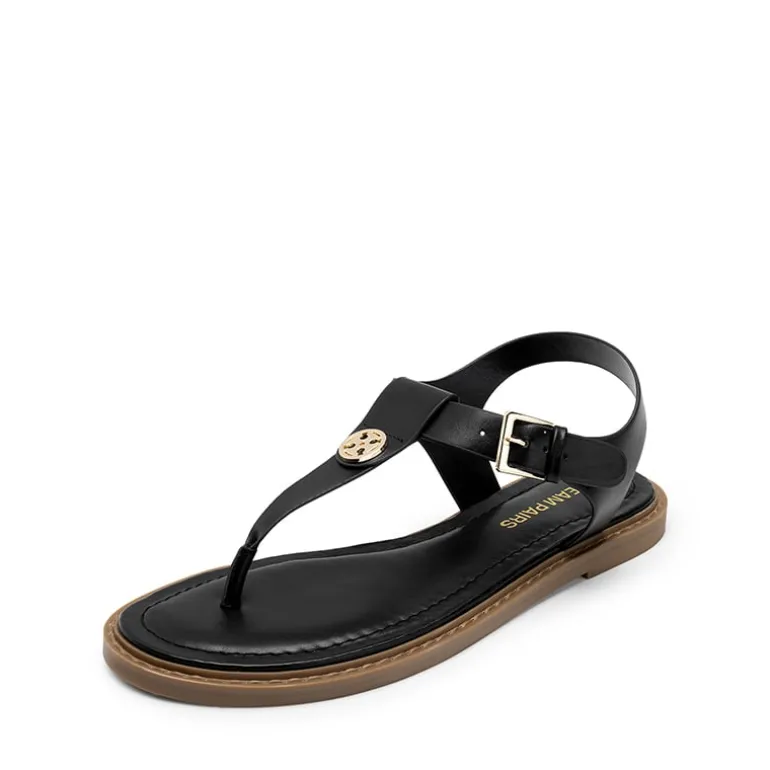 Comfortable Chic T-strap Flat Sandals