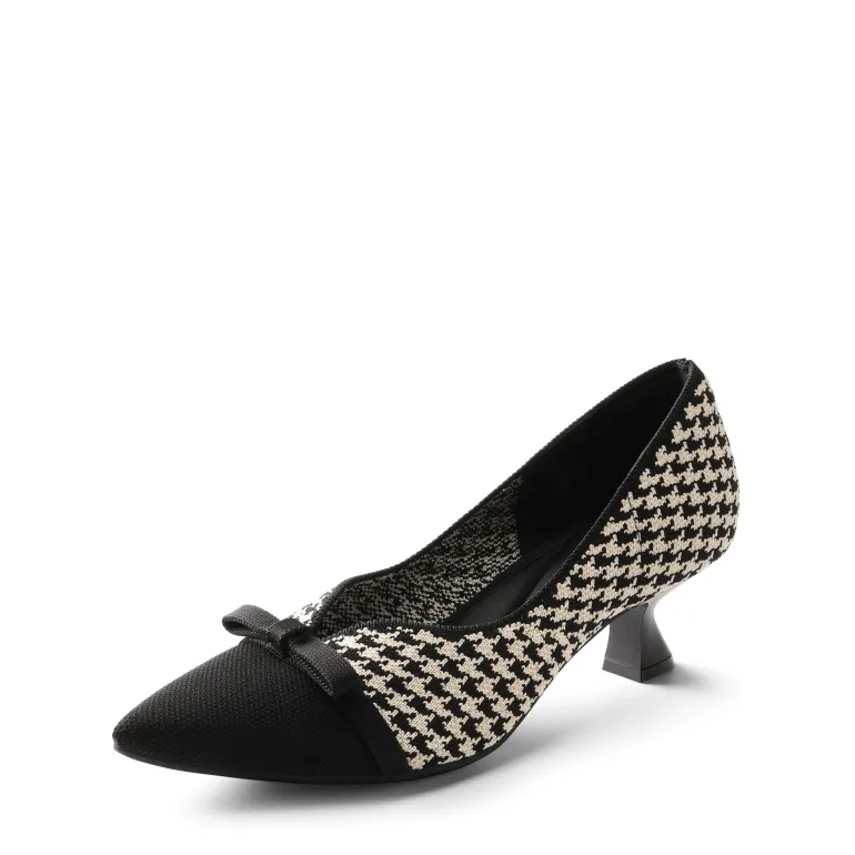Comfortable Dressy Bow Pumps