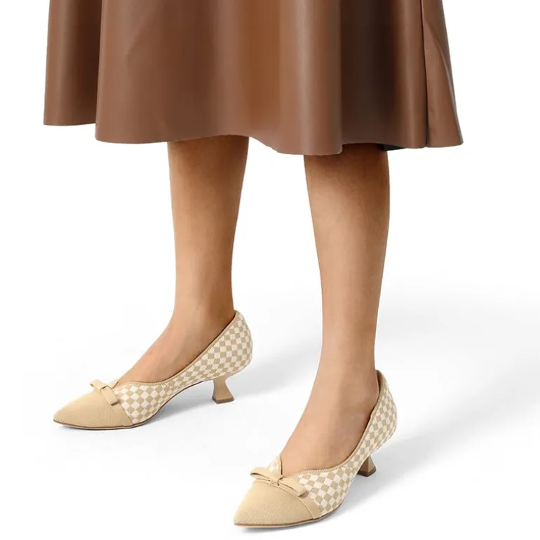 Comfortable Dressy Bow Pumps
