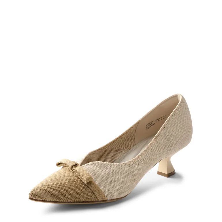 Comfortable Dressy Bow Pumps