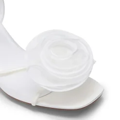 Comfortable Elegant Floral Kitten Heeled Sandals