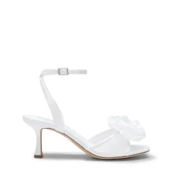 Comfortable Elegant Floral Kitten Heeled Sandals