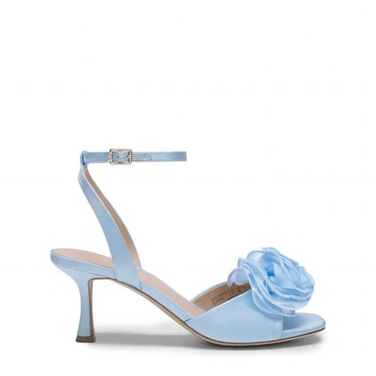 Comfortable Elegant Floral Kitten Heeled Sandals