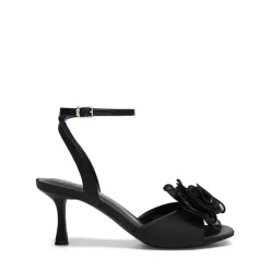Comfortable Elegant Floral Kitten Heeled Sandals