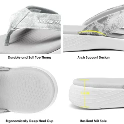 Comfortable Flip Flops With Arch Support