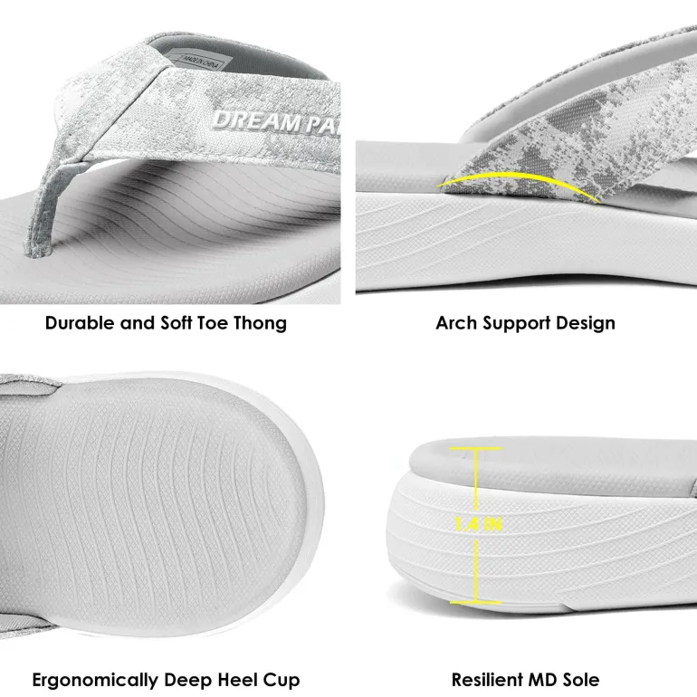 Comfortable Flip Flops With Arch Support