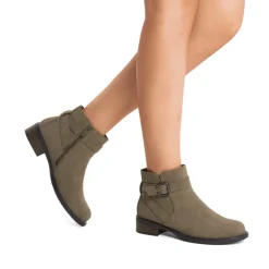 Comfortable Low Block Heel Ankle Boots