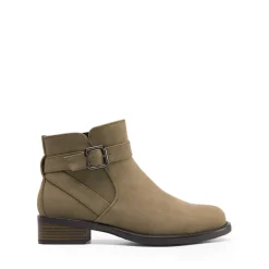 Comfortable Low Block Heel Ankle Boots