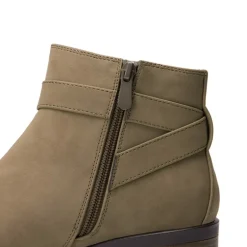 Comfortable Low Block Heel Ankle Boots