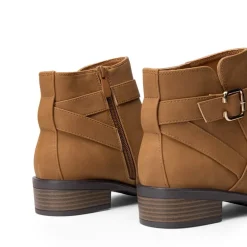 Comfortable Low Block Heel Ankle Boots