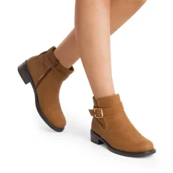Comfortable Low Block Heel Ankle Boots