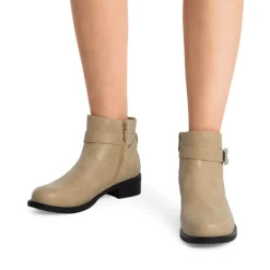 Comfortable Low Block Heel Ankle Boots