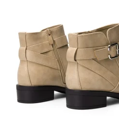 Comfortable Low Block Heel Ankle Boots