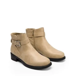 Comfortable Low Block Heel Ankle Boots