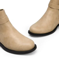 Comfortable Low Block Heel Ankle Boots