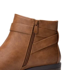 Comfortable Low Block Heel Ankle Boots