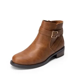 Comfortable Low Block Heel Ankle Boots