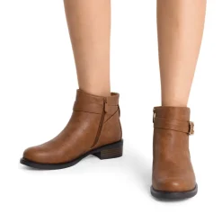 Comfortable Low Block Heel Ankle Boots