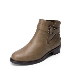 Comfortable Low Block Heel Ankle Boots