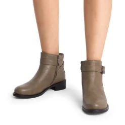 Comfortable Low Block Heel Ankle Boots