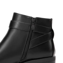 Comfortable Low Block Heel Ankle Boots