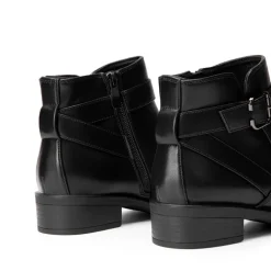 Comfortable Low Block Heel Ankle Boots