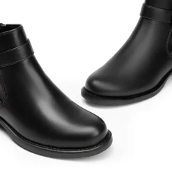 Comfortable Low Block Heel Ankle Boots