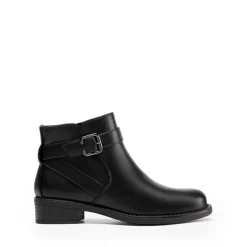 Comfortable Low Block Heel Ankle Boots