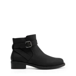 Comfortable Low Block Heel Ankle Boots