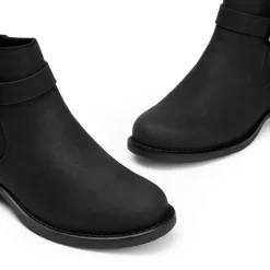 Comfortable Low Block Heel Ankle Boots