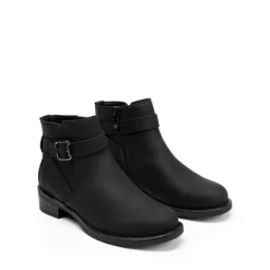 Comfortable Low Block Heel Ankle Boots