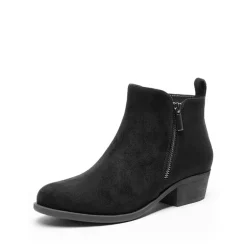 Comfortable Low Heel Ankle Boots