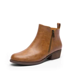 Comfortable Low Heel Ankle Boots