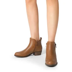 Comfortable Low Heel Ankle Boots