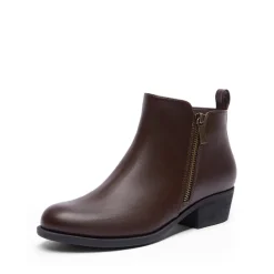 Comfortable Low Heel Ankle Boots