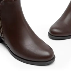Comfortable Low Heel Ankle Boots